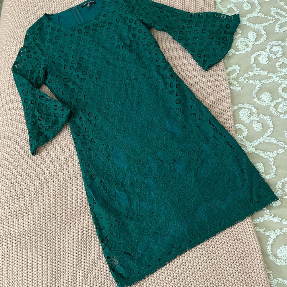 Sharagano Emerald Green Dress